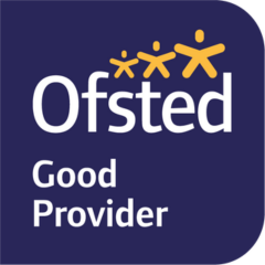 Graphic showing Ofsted Good Provider rating