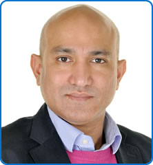 Consultant Neurosurgeon Nik Patel who carried out the world first DBS procedure specifically for high blood pressure