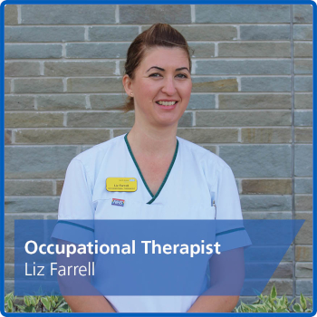 Photo of occupational therapist, Liz Farrell