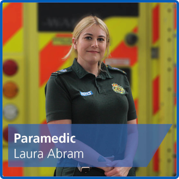 Photo of paramedic, Laura Abram