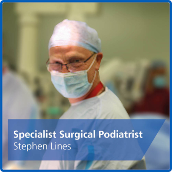 Photo of Specialist Surgical Podiatrist, Stephen Lines