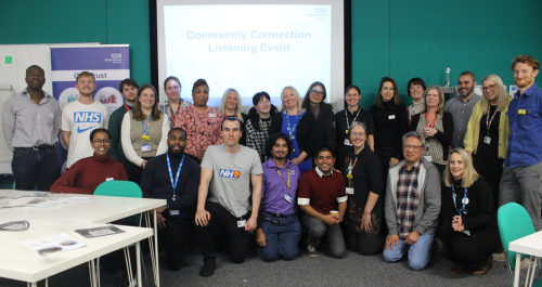 NBT staff, local community leaders at a recent Community Listening event.