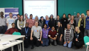 NBT staff, local community leaders at a recent Community Listening event.